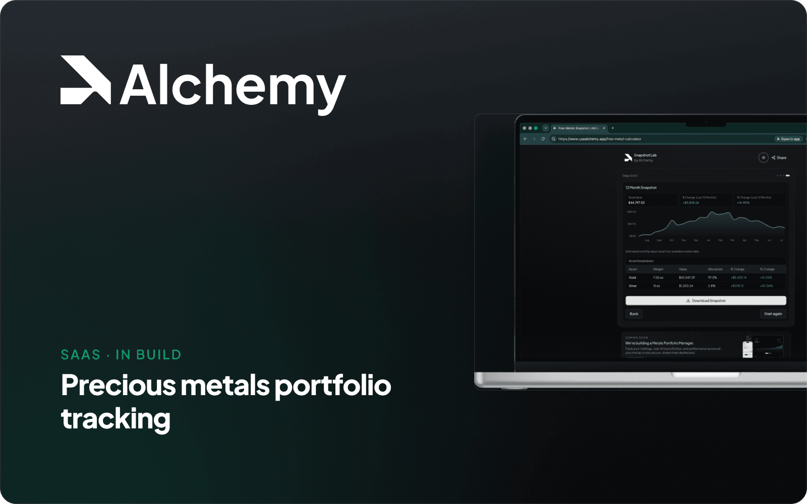 Alchemy mockup